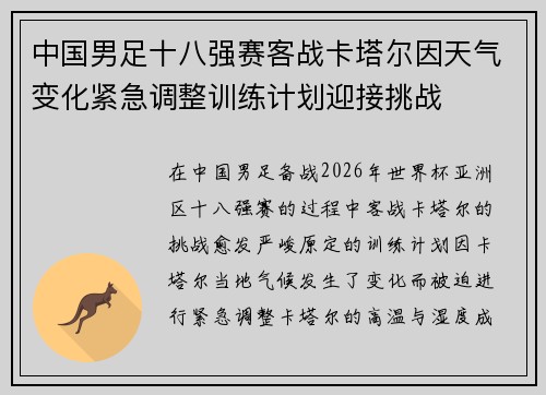 /uploads/images/20260629/zhong-guo-nan-zu-shi-ba-qiang-sai-ke-zhan-ka-ta-er-yin-tian-qi-bian-hua-jin-ji-tiao-zheng-xun-lian-ji-hua-ying-jie-tiao-zhan.webp
